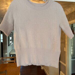 NWOT Bailey 44 Short Sleeve Beige Sweater. Size Small
